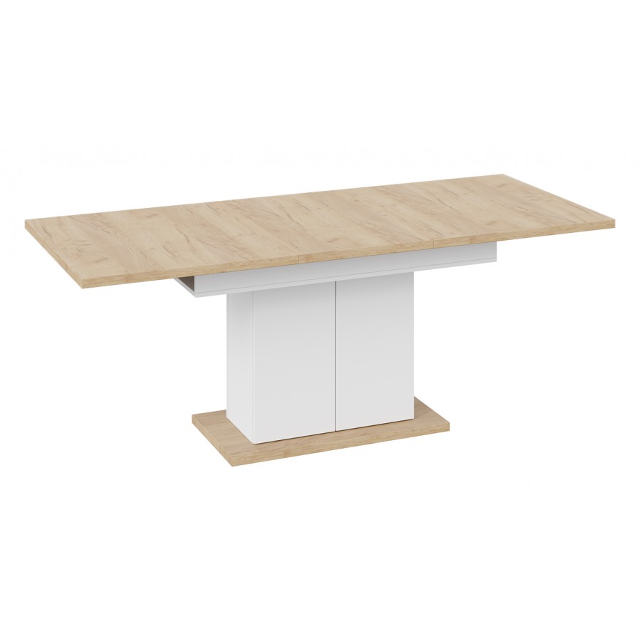 Стол раздвижной «Детройт» Тип 1 - 009.000.000 Белый, Дуб Крафт золотой