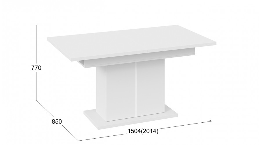 Стол раздвижной «Детройт» Тип 1 009.000.000