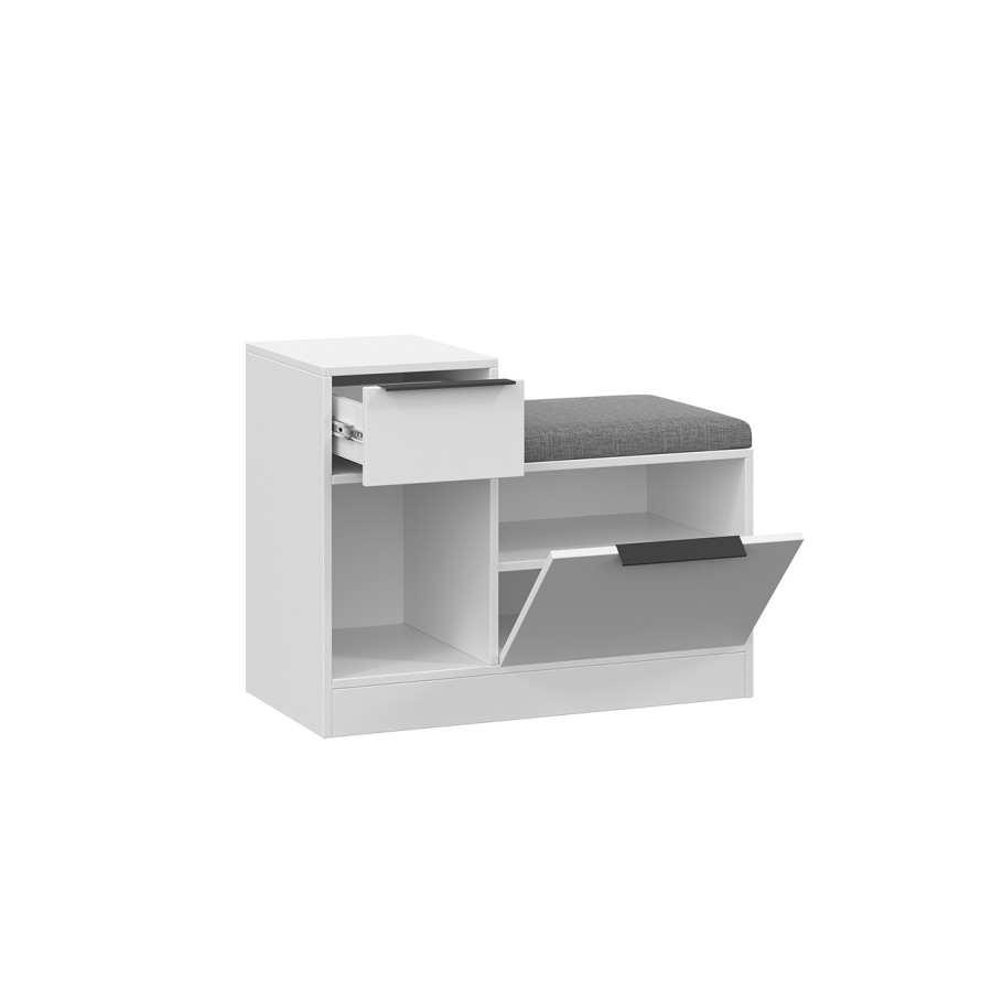 Тумба для обуви «Агата» комбинированная - 300.006.000 Белый