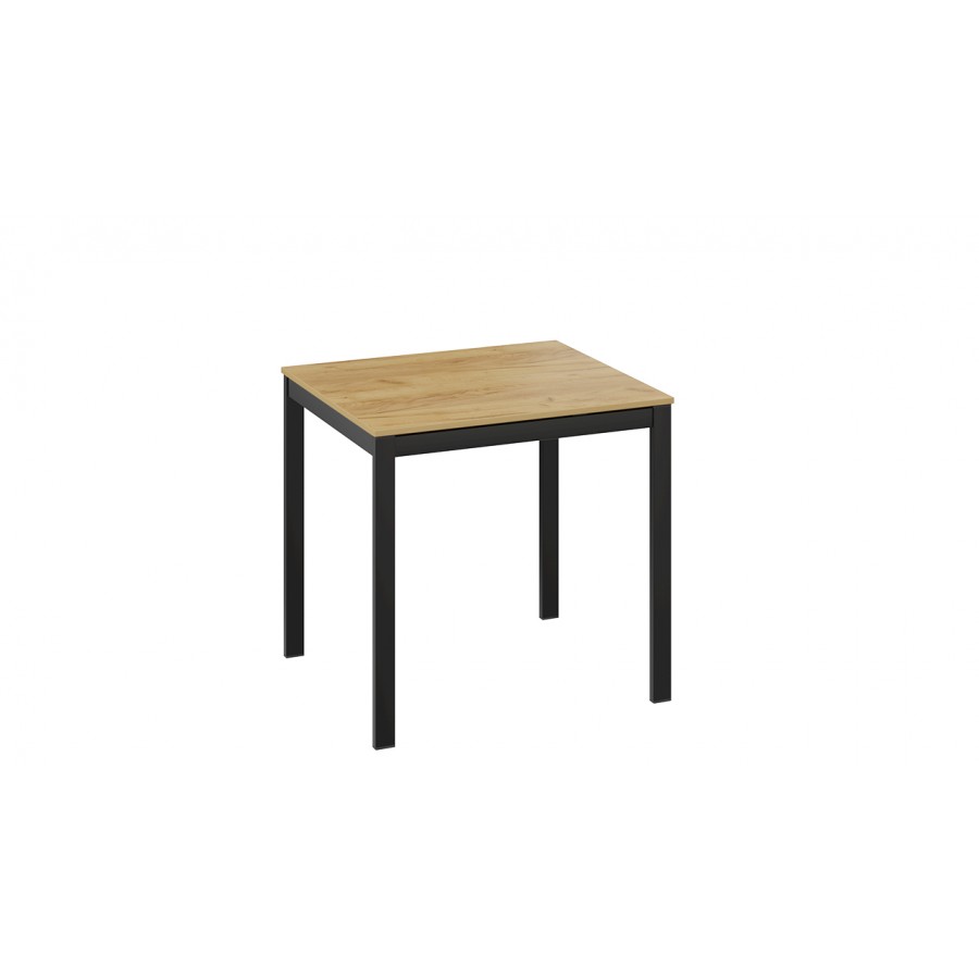 Стол раздвижной «Слайд» Тип 1 Черный муар, Дуб Крафт золотой