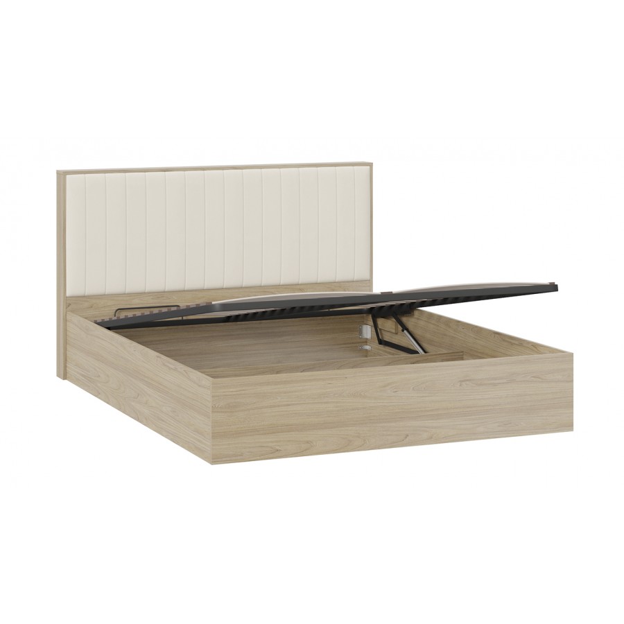 Кровать с ПМ «Сэнди» Тип 2 (с подъемным механизмом) Вяз благородный, Велюр Бежевый