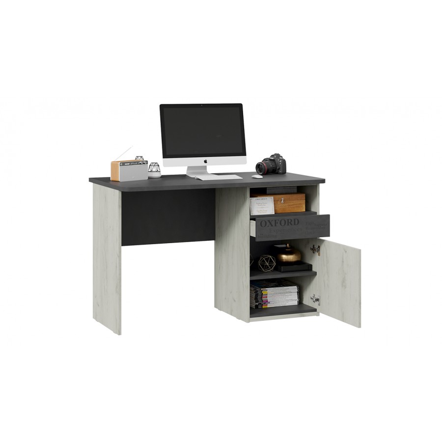 Стол с ящиками «Оксфорд-2» - ТД-399.15.02 Матера, Дуб крафт белый с рисунком