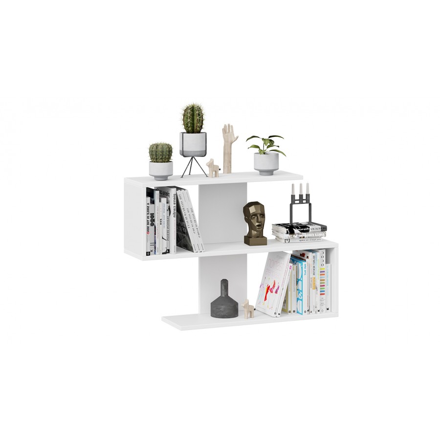 Полка настенная «Diamond» Тип 1 - КМ+02.68.000.046 Белый Ясень