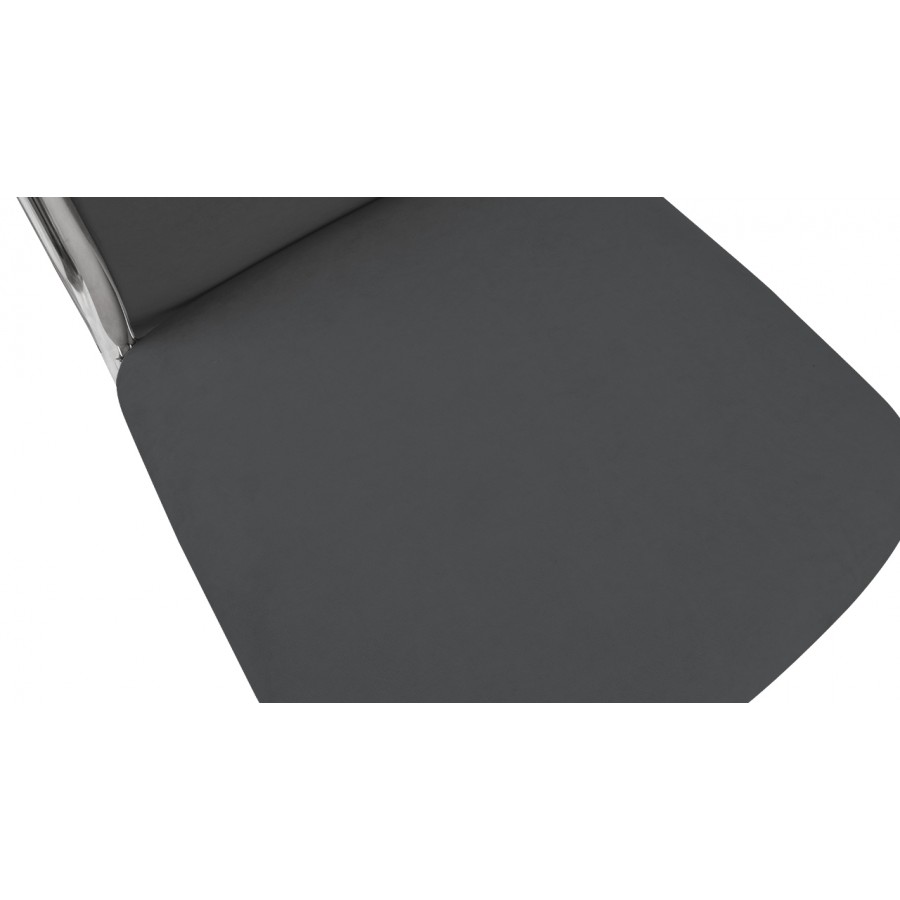 Стул «Комфорт-М» - СРП-048 Гранд Каркас Хром, Велюр DREAM Grafit (темно-серый)