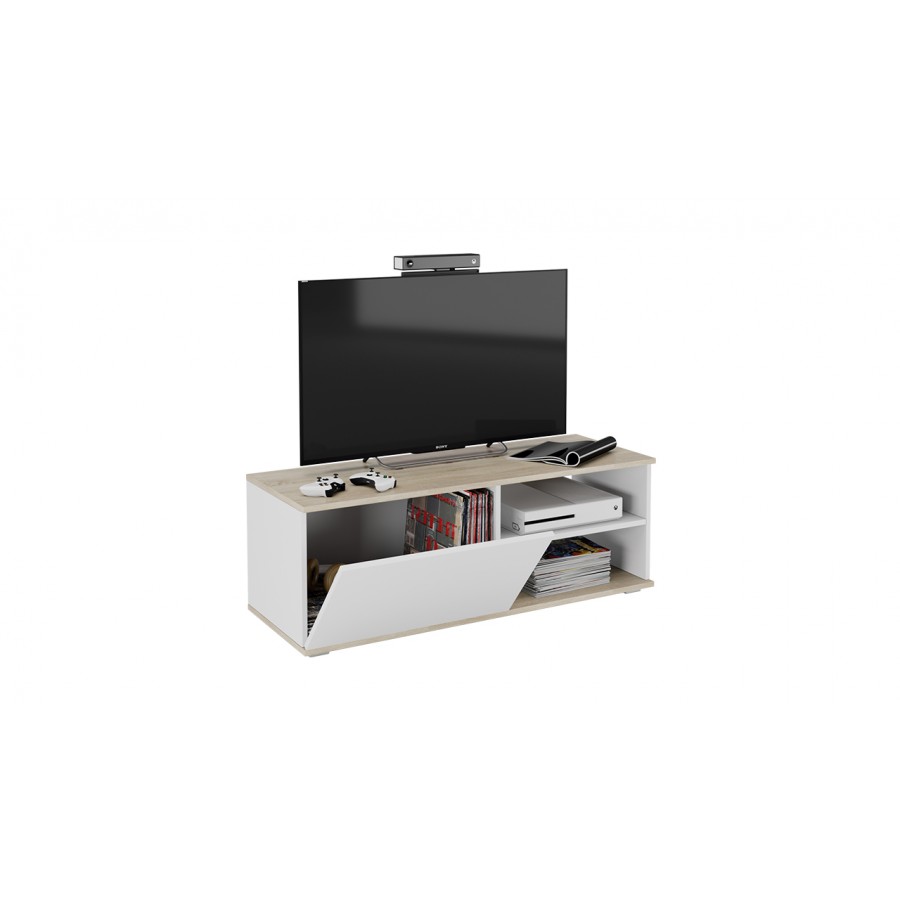 Тумба ТВ «Diamond» тип 7 Дуб Сонома, Белый