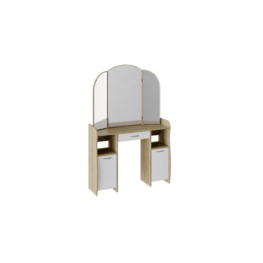 Стол туалетный «София Т2» Дуб Сонома, Белый