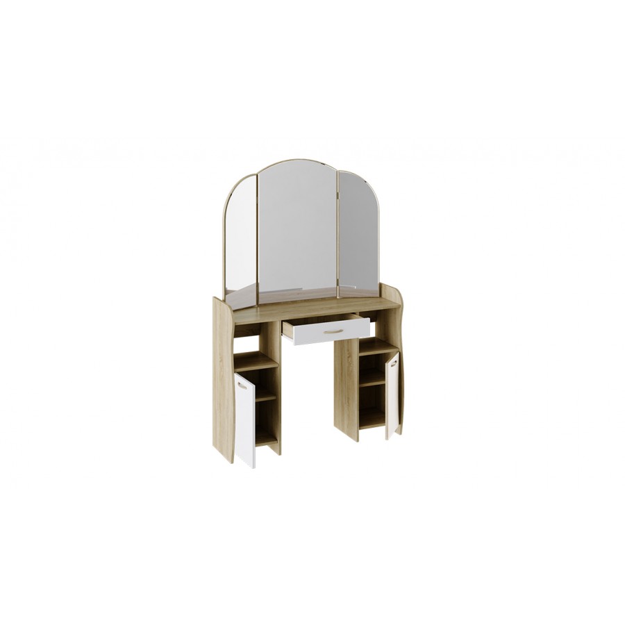 Стол туалетный «София Т2» Дуб Сонома, Белый