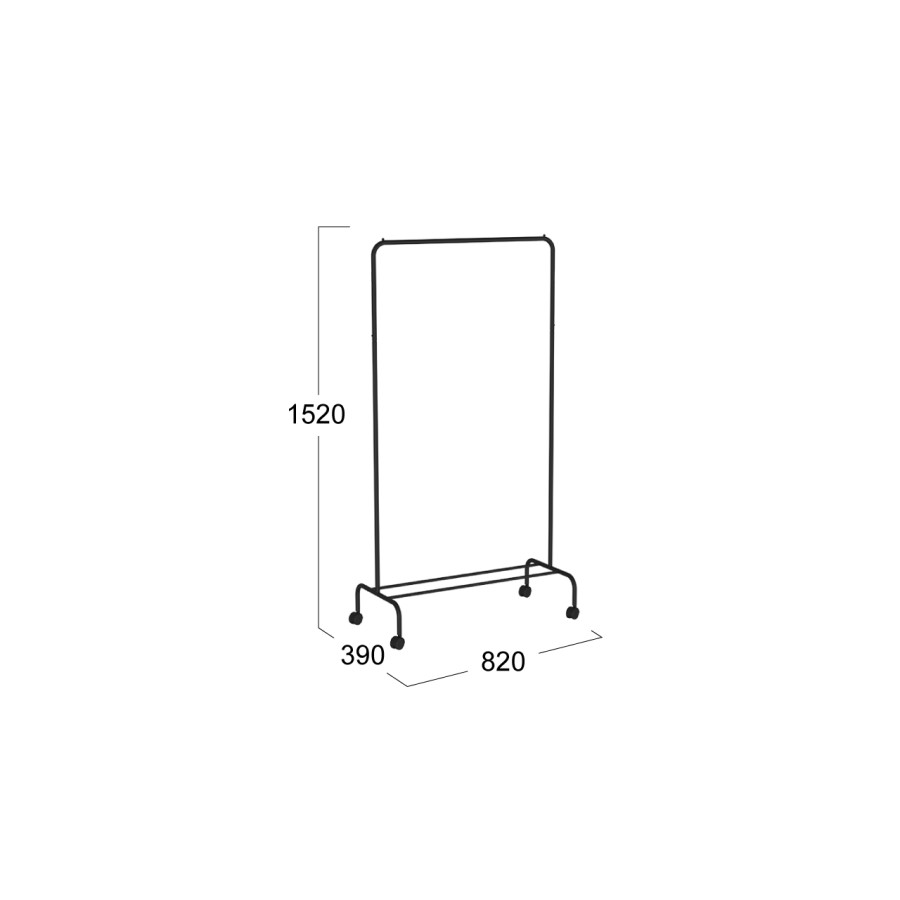 Вешалка Радуга 2 - ВНП 299 Черный