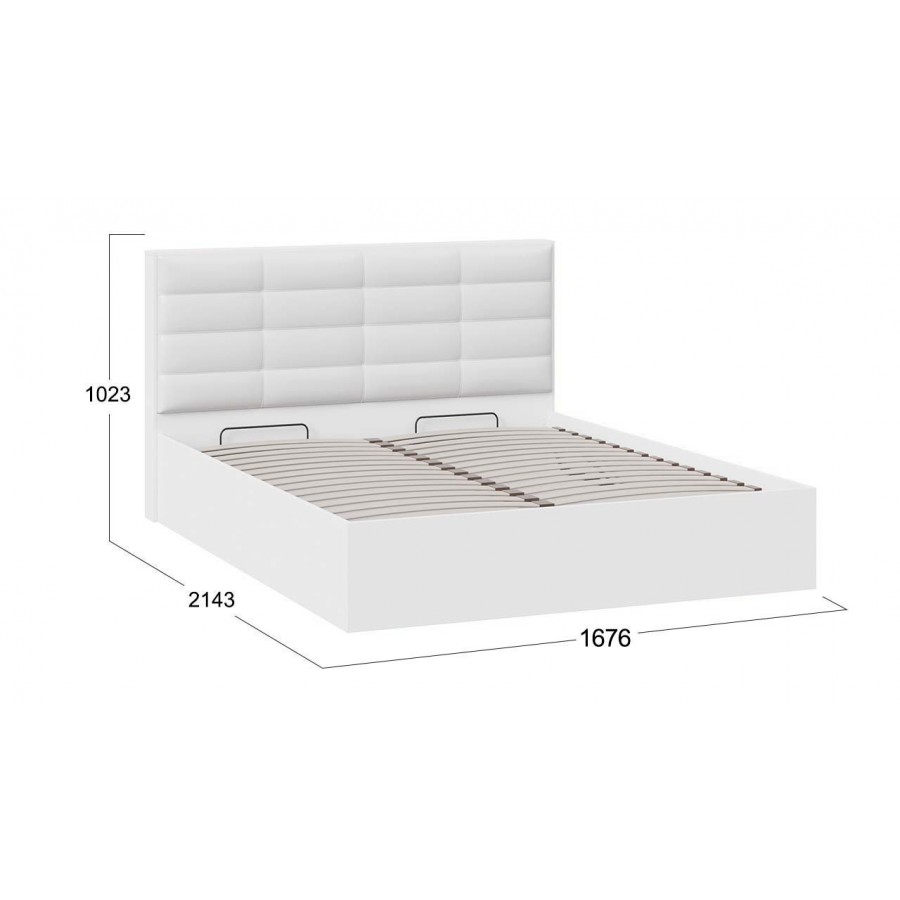 Кровать с ПМ «Агата» Тип 1 (с подъемным механизмом) - 200.005.000 Белый