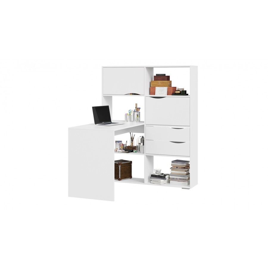 Стол письменный тип 7 Белый Ясень