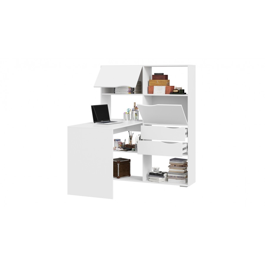 Стол письменный тип 7 Белый Ясень