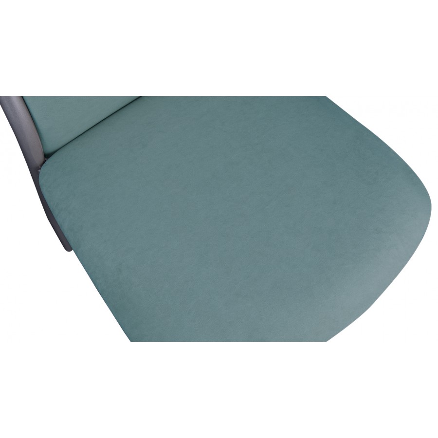 Стул «Комфорт-М» - СРП-048 Гранд Каркас Эмаль Бриллиант, Велюр DREAM Mint (бирюзовый)