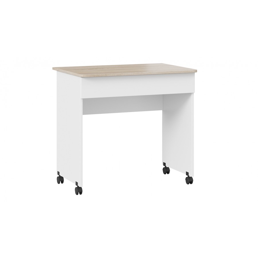 Стол компьютерный «Diamond» тип 2 Дуб Сонома, Белый