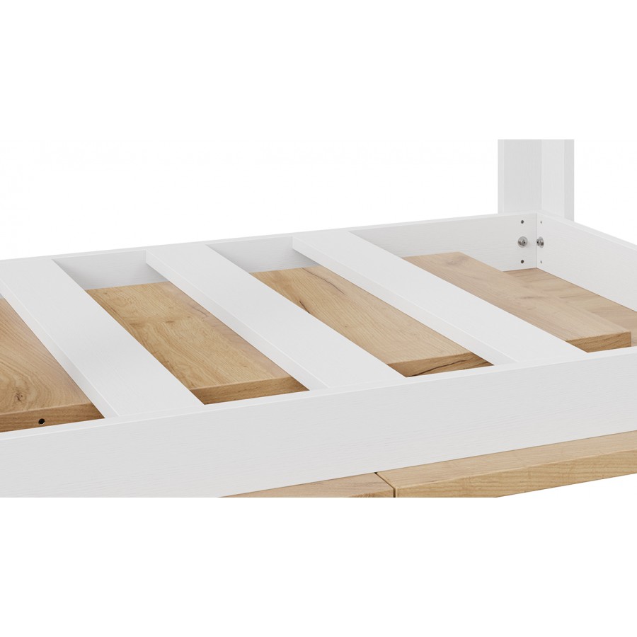 Стол обеденный «Ванкувер» тип 1 - 028.000.000 Белый, Дуб Крафт золотой