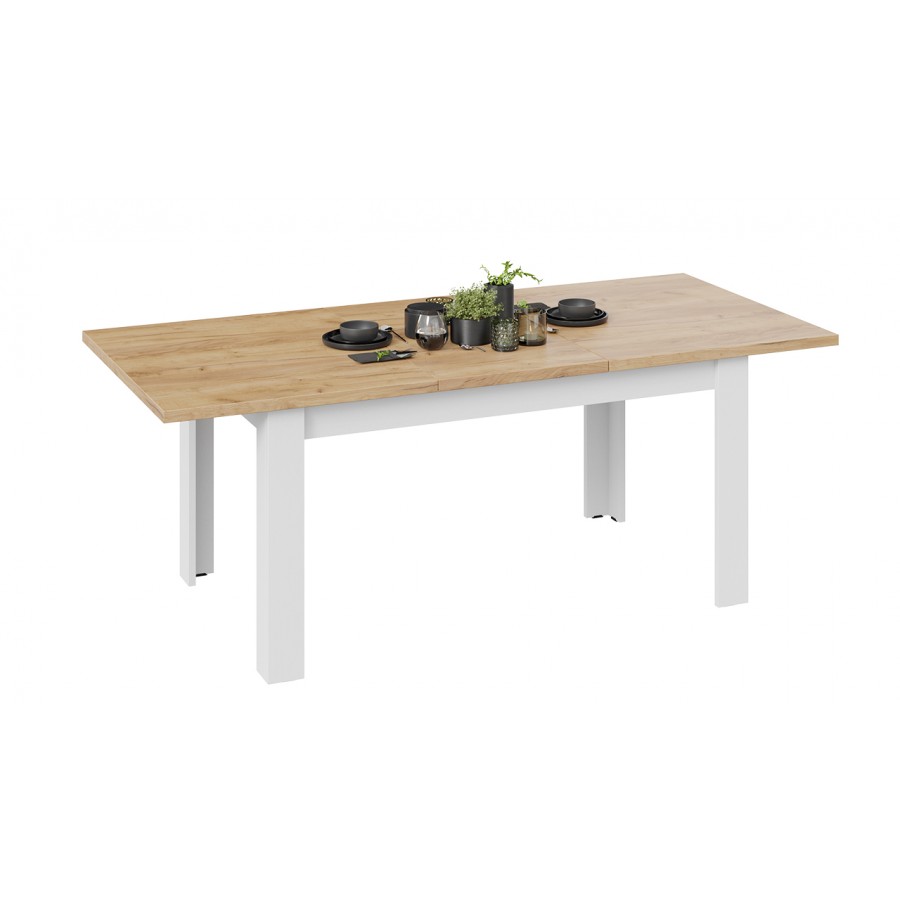 Стол обеденный «Ванкувер» тип 1 - 028.000.000 Белый, Дуб Крафт золотой