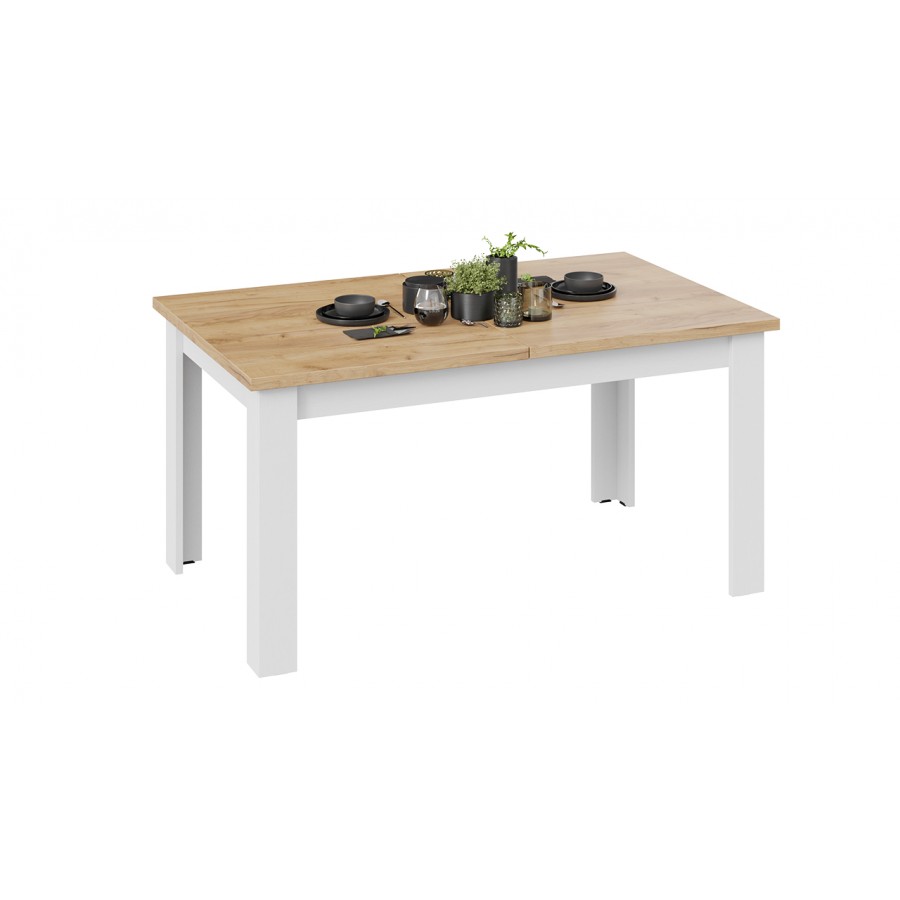 Стол обеденный «Ванкувер» тип 1 - 028.000.000 Белый, Дуб Крафт золотой