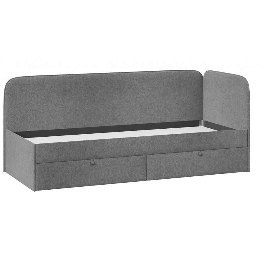 Кровать с мягкой обивкой «Молли» Тип 1 Микровелюр Scandi Graphite 22