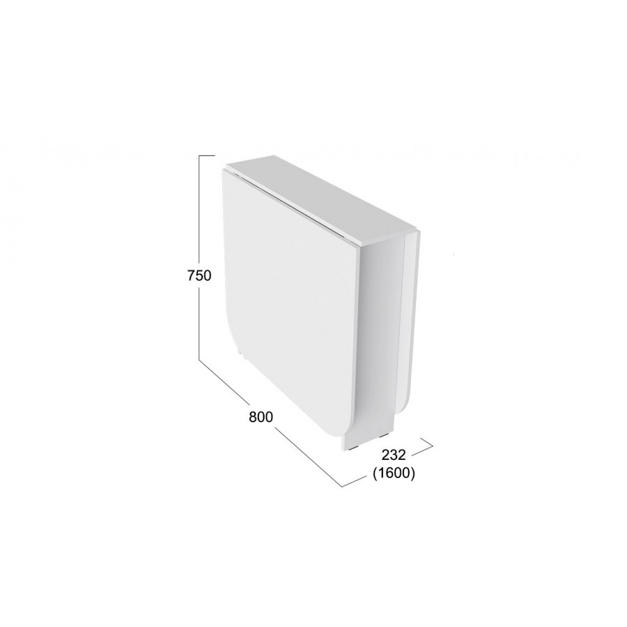 Стол-книжка Т1 Белый