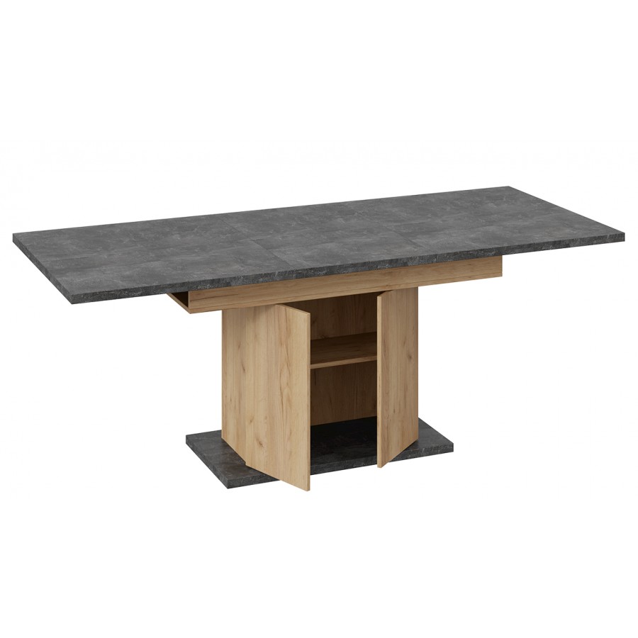 Стол раздвижной «Детройт» Тип 1 - 009.000.000 Дуб Крафт золотой, Ателье темное