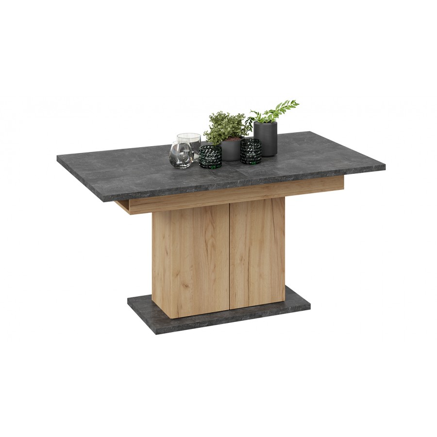 Стол раздвижной «Детройт» Тип 1 - 009.000.000 Дуб Крафт золотой, Ателье темное