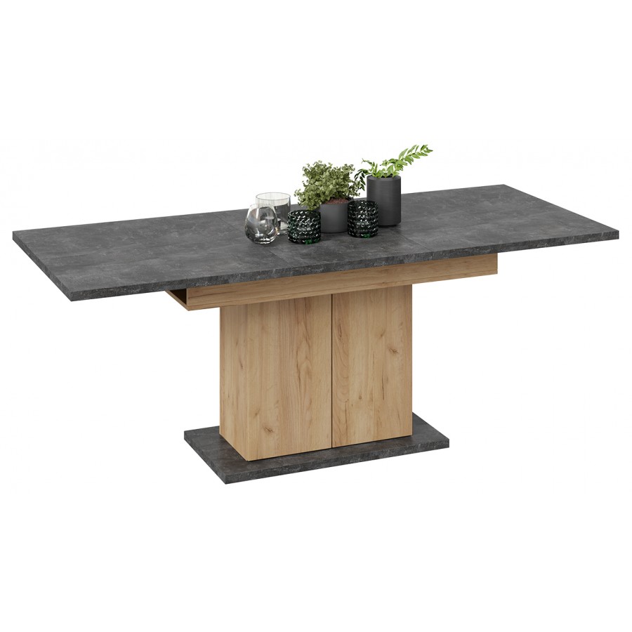 Стол раздвижной «Детройт» Тип 1 - 009.000.000 Дуб Крафт золотой, Ателье темное