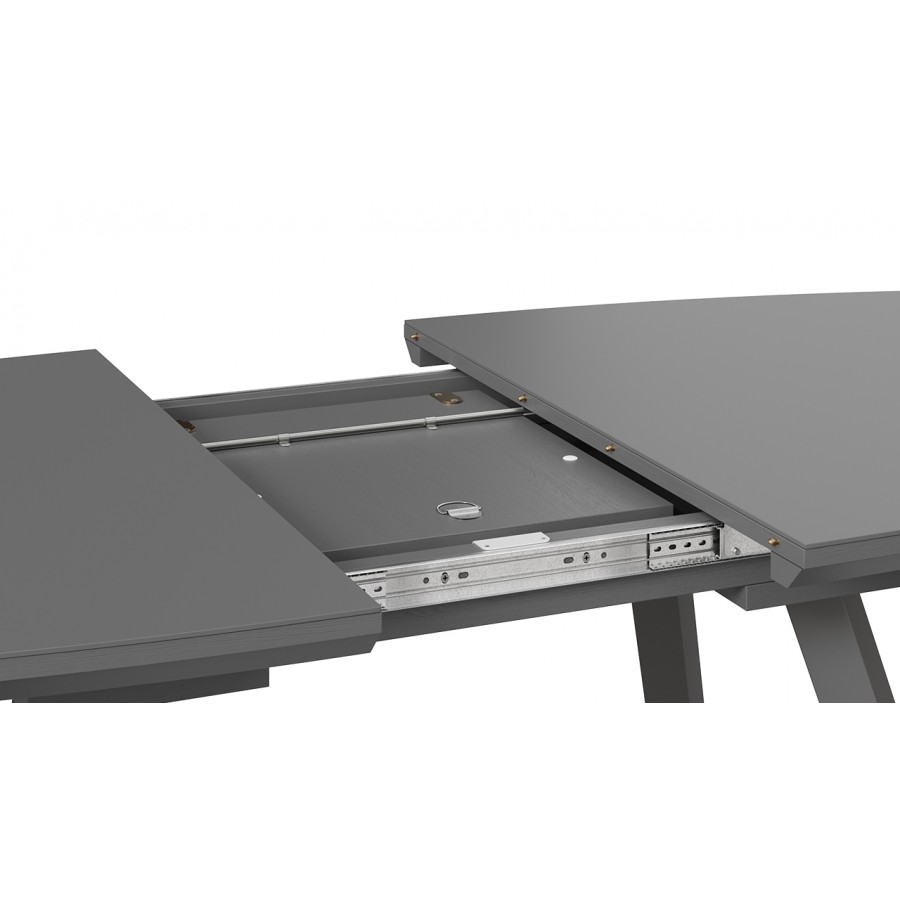 Стол обеденный «TESCA 2» Графит, Стекло графит матовое