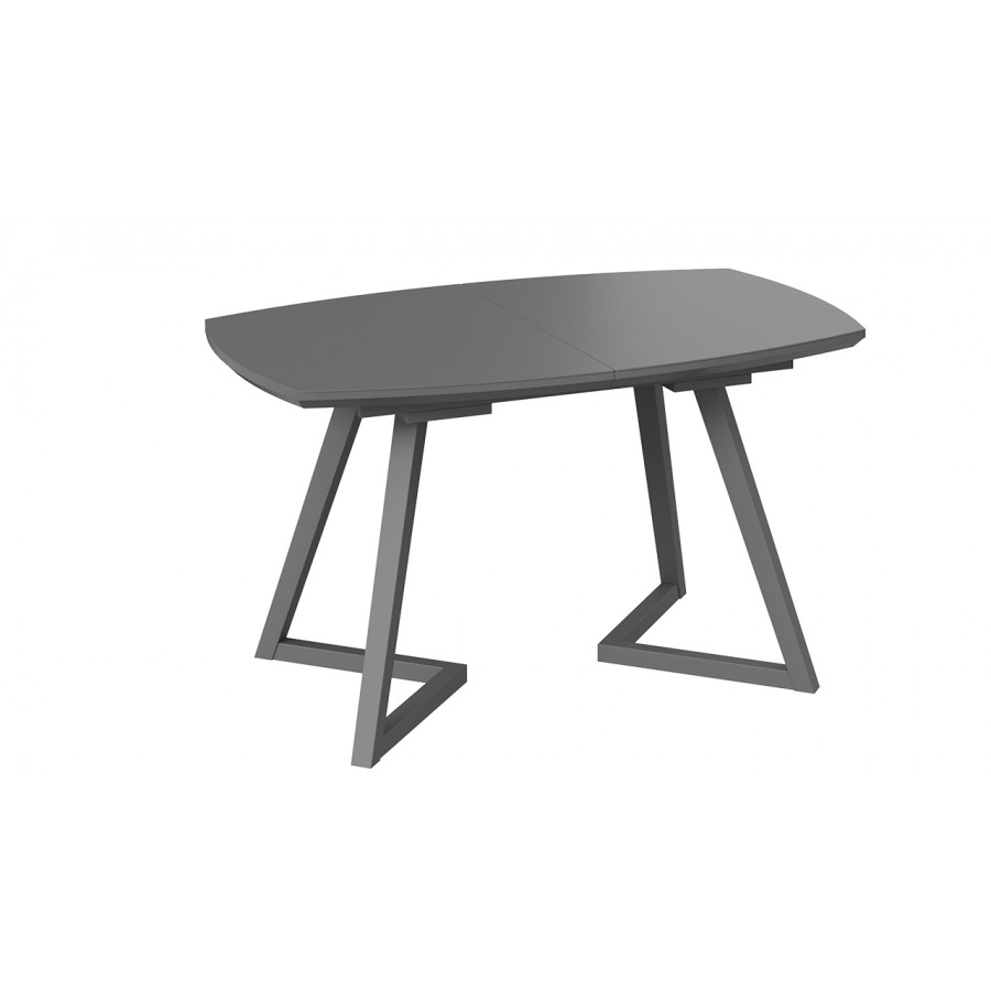 Стол обеденный «TESCA 2» Графит, Стекло графит матовое