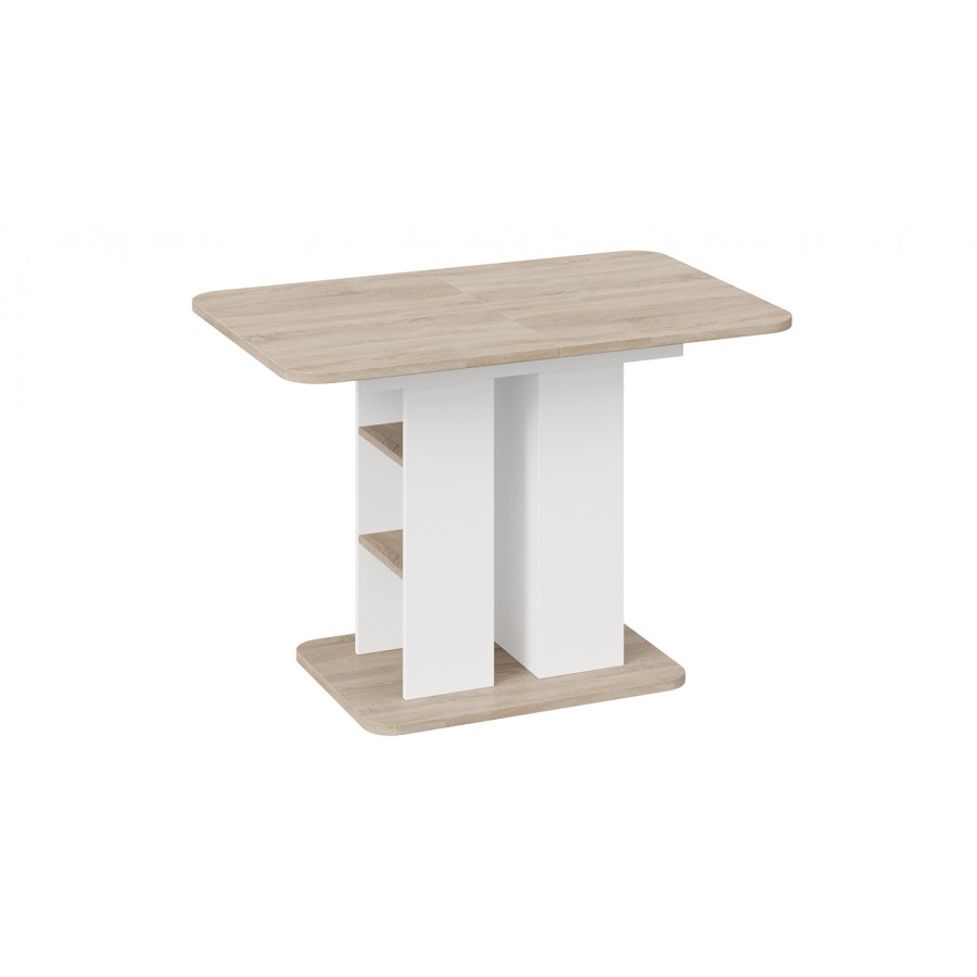 Стол обеденный «Мюнхен» Тип 2 Белый Ясень, Дуб Сонома