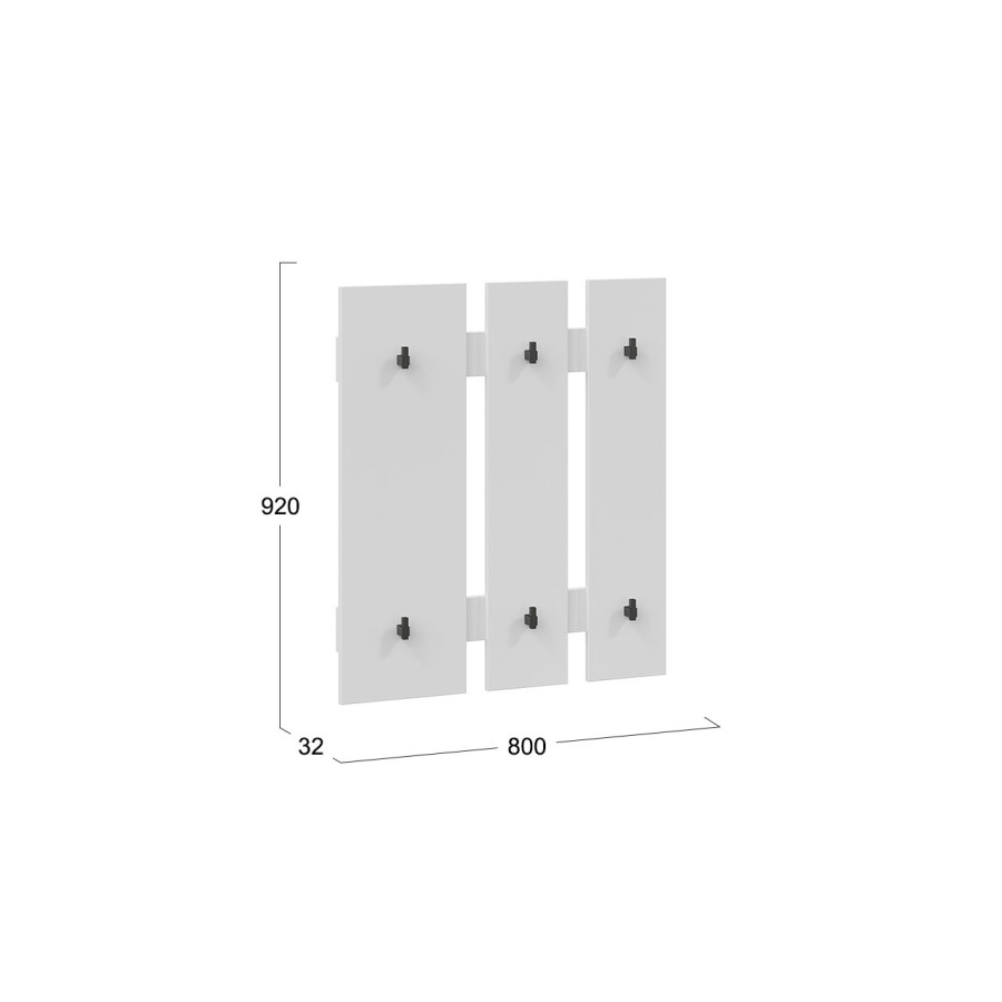 Вешалка настенная «Агата» - 300.007.000 Белый