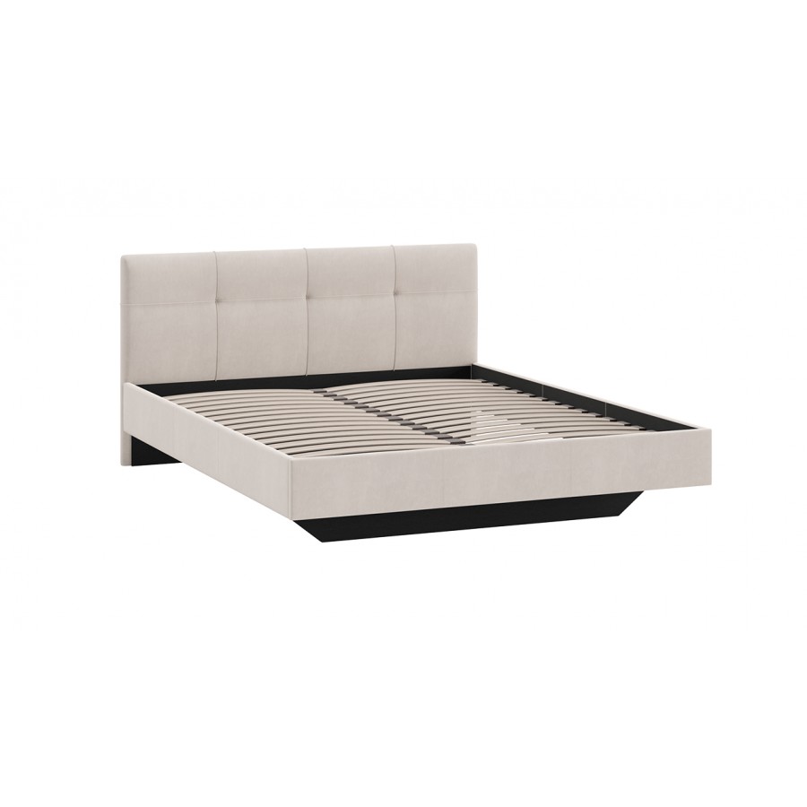 Кровать без ПМ «Элис» Тип 1 (без подъемного механизма) Исп.2 Велюр Бежевый