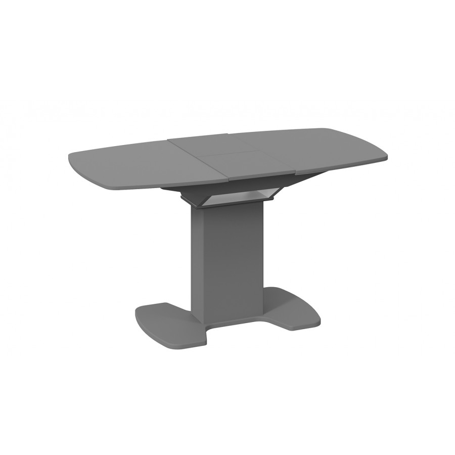 Стол обеденный «Портофино» - СМ(ТД)-105.01.11(1) Серое, Стекло серое матовое LUX