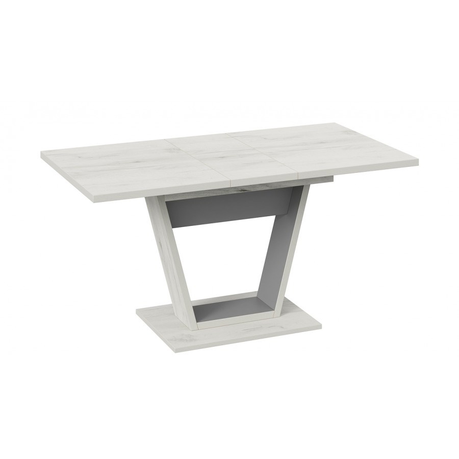 Стол обеденный «Гавана» Тип 1 Дуб крафт белый, Серый графит