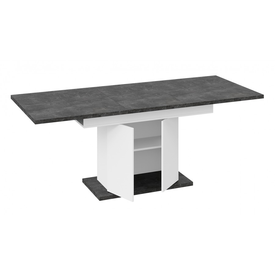 Стол раздвижной «Детройт» Тип 1 - 009.000.000 Белый, Ателье темный