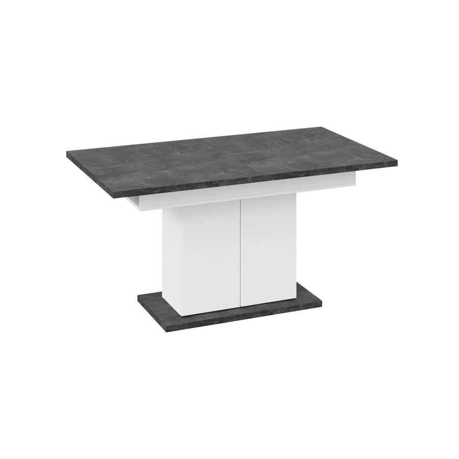 Стол раздвижной «Детройт» Тип 1 - 009.000.000 Белый, Ателье темный