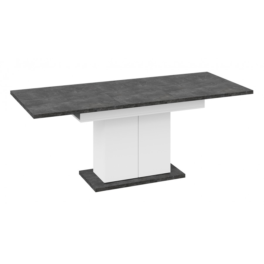 Стол раздвижной «Детройт» Тип 1 - 009.000.000 Белый, Ателье темный