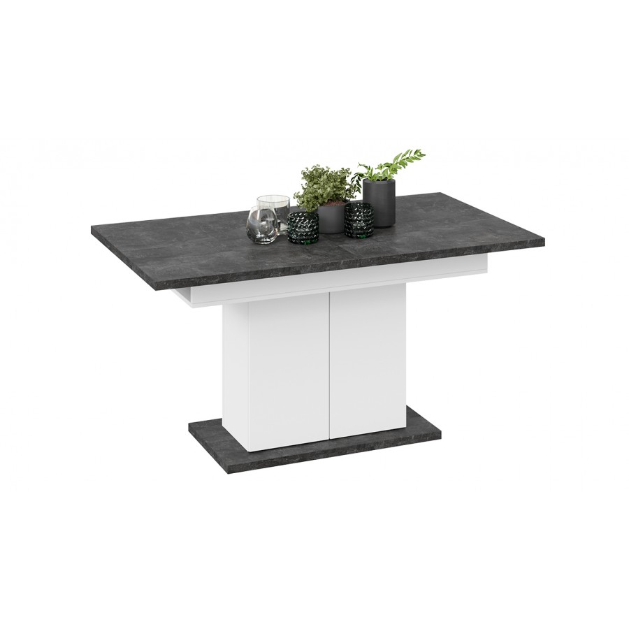 Стол раздвижной «Детройт» Тип 1 - 009.000.000 Белый, Ателье темный