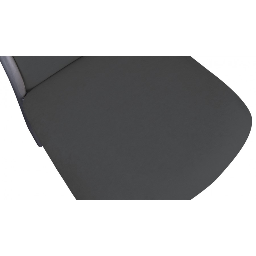 Стул «Комфорт-М» - СРП-048 Гранд Каркас Эмаль Бриллиант, Велюр DREAM Grafit (темно-серый)