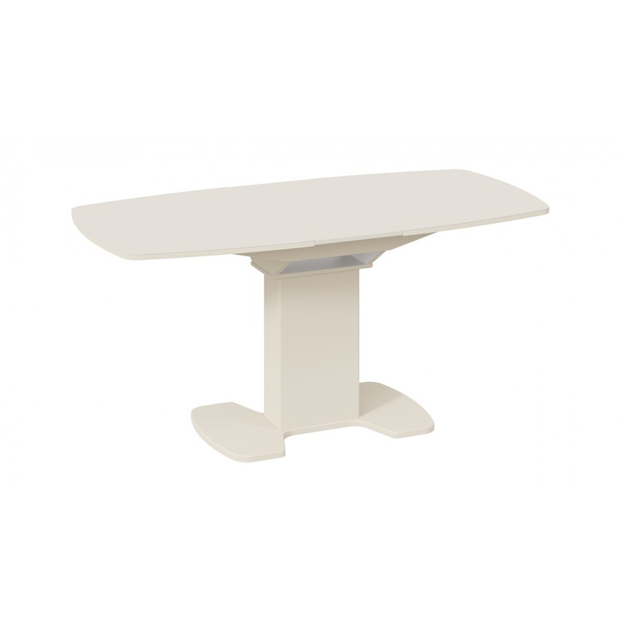 Стол обеденный «Портофино» - СМ(ТД)-105.02.11(1) Бежевое, Стекло бежевое матовое LUX