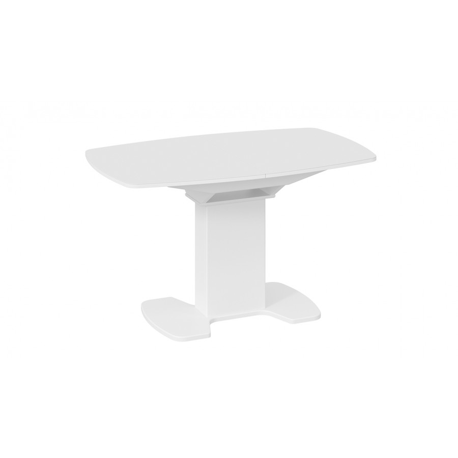 Стол обеденный «Портофино» - СМ(ТД)-105.02.11(1) Белый глянец, Стекло белое