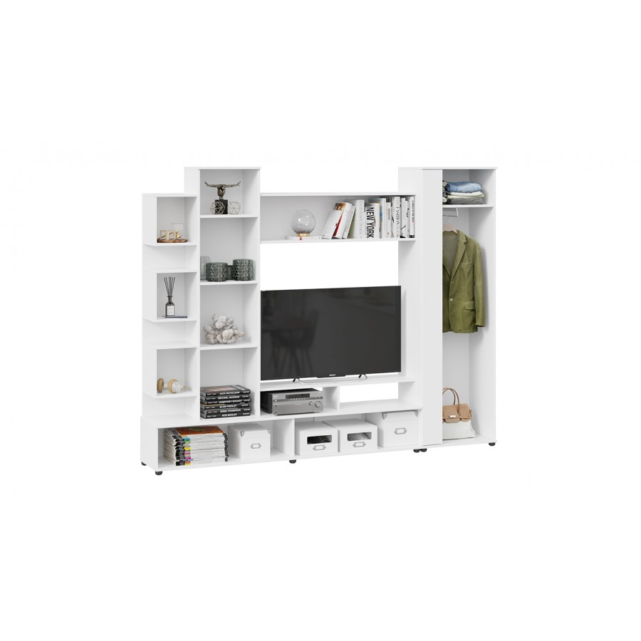 Стенка «Дакота» Белый Ясень