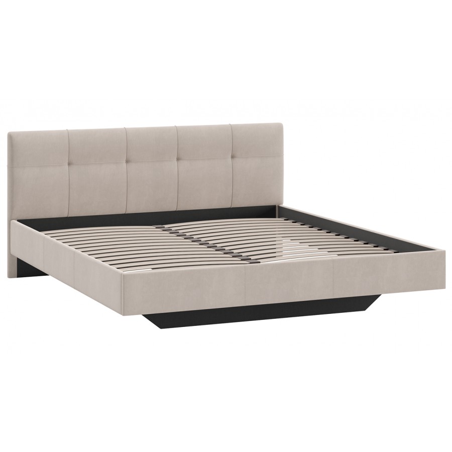 Кровать без ПМ «Элис» Тип 1 (без подъемного механизма) Исп.2 Велюр Бежевый