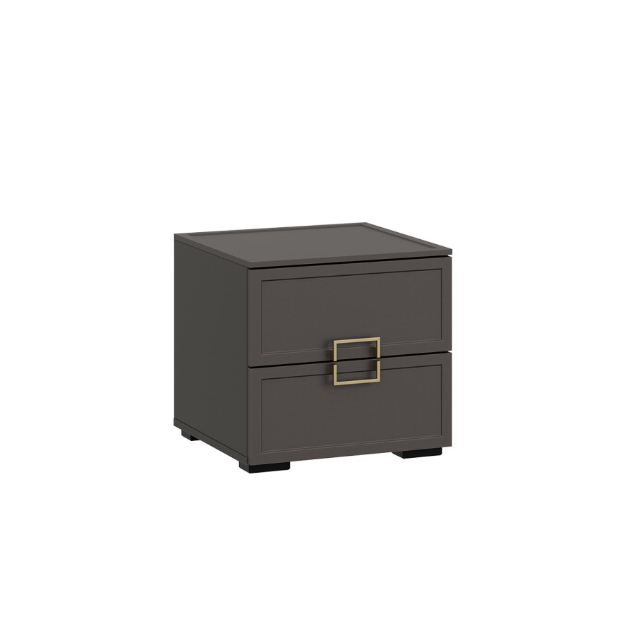 Тумба прикроватная «Стелла» - 402.03 Серый вулкан, Фон серый