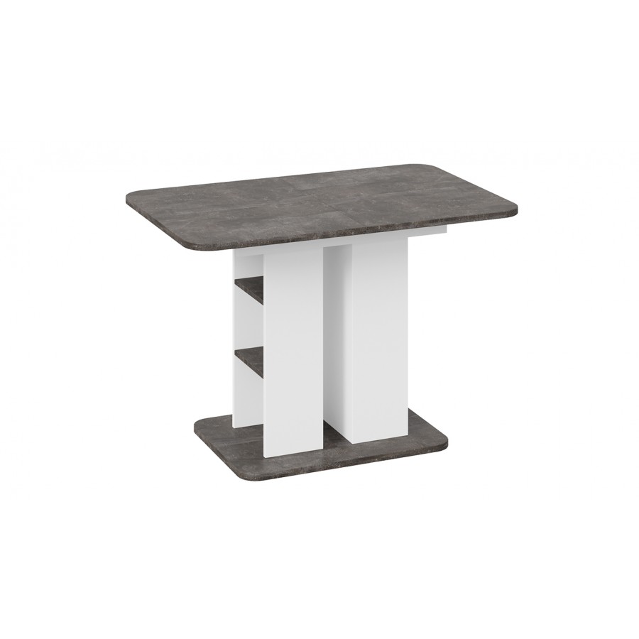 Стол обеденный «Мюнхен» Тип 2 Белый Ясень, Ателье темный