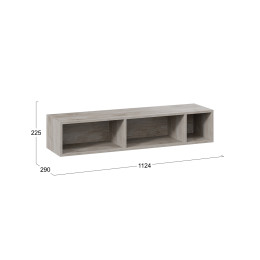 Стеллаж навесной (полка) - ТД-102.28 Баттл Рок