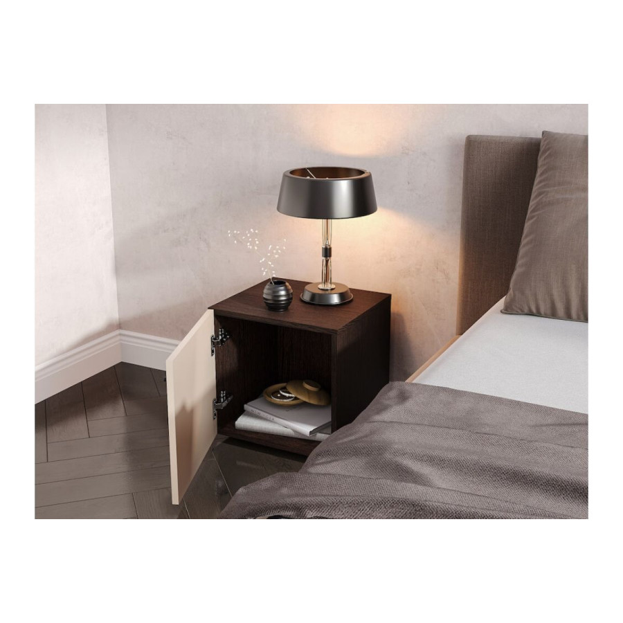 Тумба прикроватная "Гиза" Дуб Венге, Меланж
