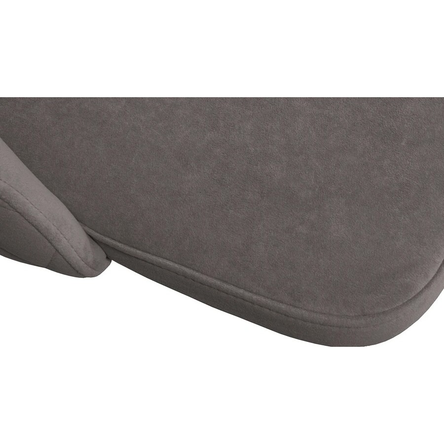 Стул «Амели» (конус Т2) Черный муар, Велюр DREAM Stone (серо-коричневый)