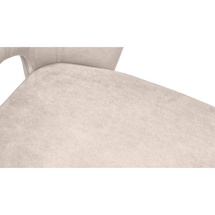 Стул «Капри» (конус Т2) Исп. 2 Черный муар, Велюр DREAM Beige (бежевый)