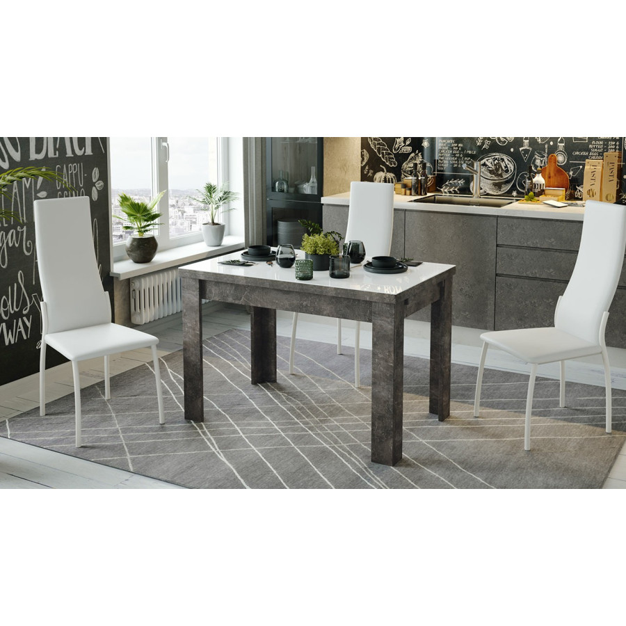 Стул «Кредо» Белый муар, к/з Белый