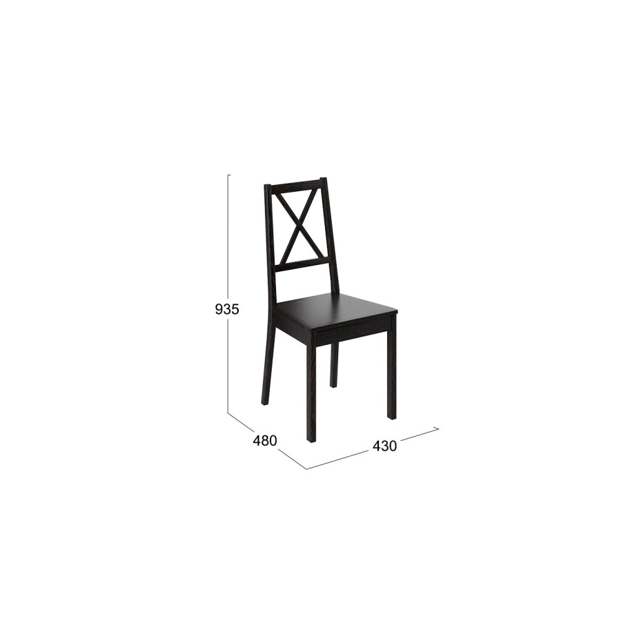 Стул «Ника» Тип 3 - Б-5213 Венге