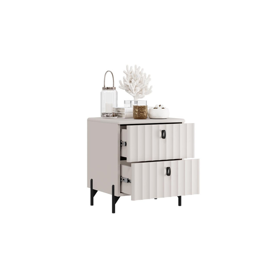 Тумба прикроватная «Тиффани» - 407.002.000 Кашемир, Кашемир матовый